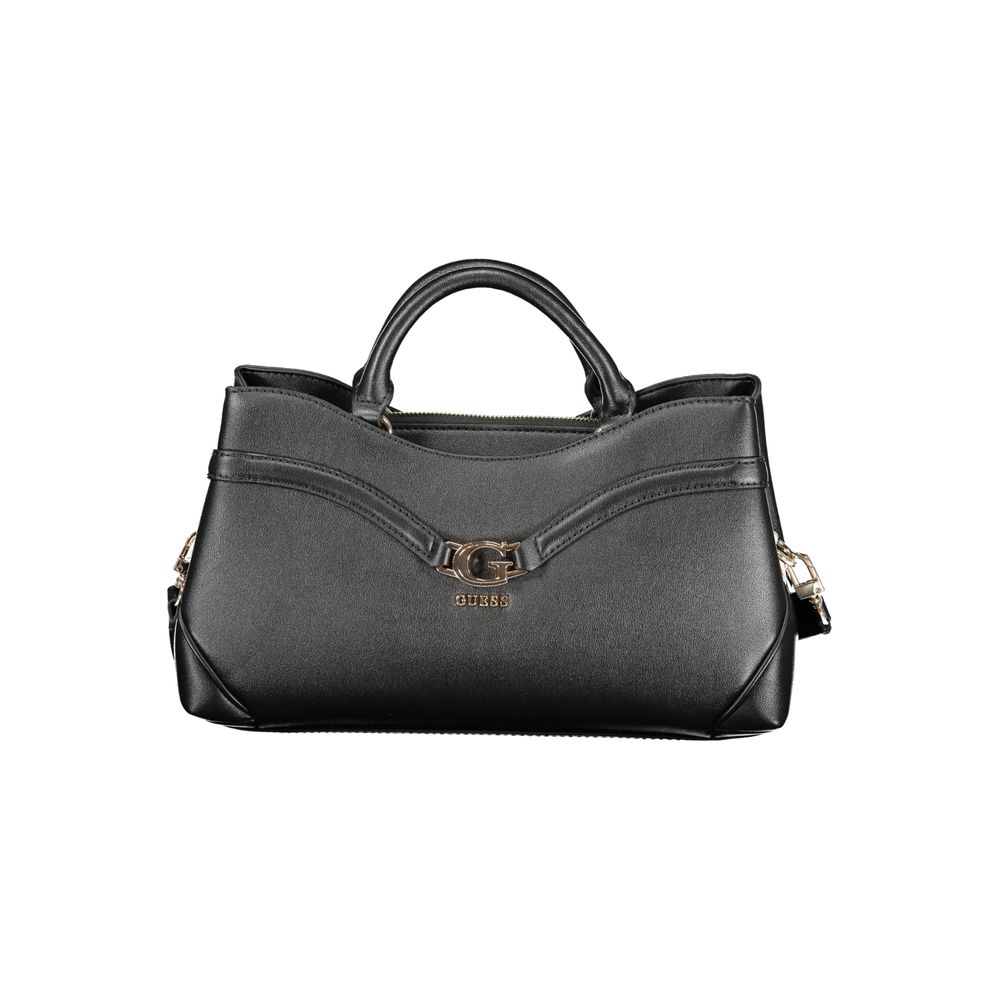 Guess Jeans Handtasche aus schwarzem Polyethylen