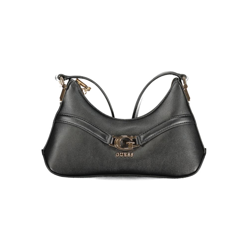 Guess Jeans Handtasche aus schwarzem Polyethylen