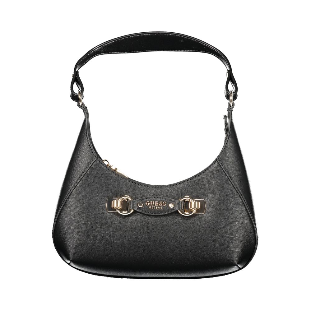 Guess Jeans Handtasche aus schwarzem Polyethylen