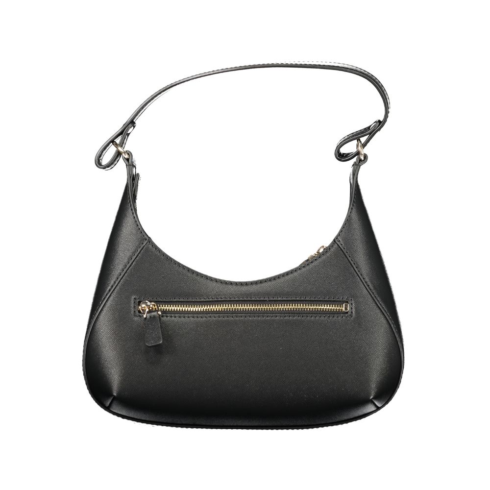 Guess Jeans Handtasche aus schwarzem Polyethylen
