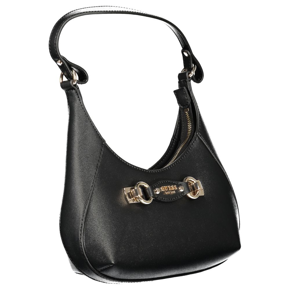 Guess Jeans Handtasche aus schwarzem Polyethylen