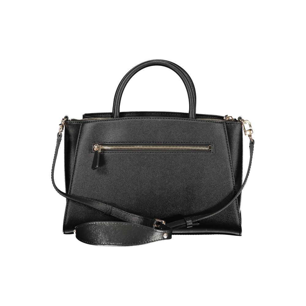 Guess Jeans Handtasche aus schwarzem Polyethylen