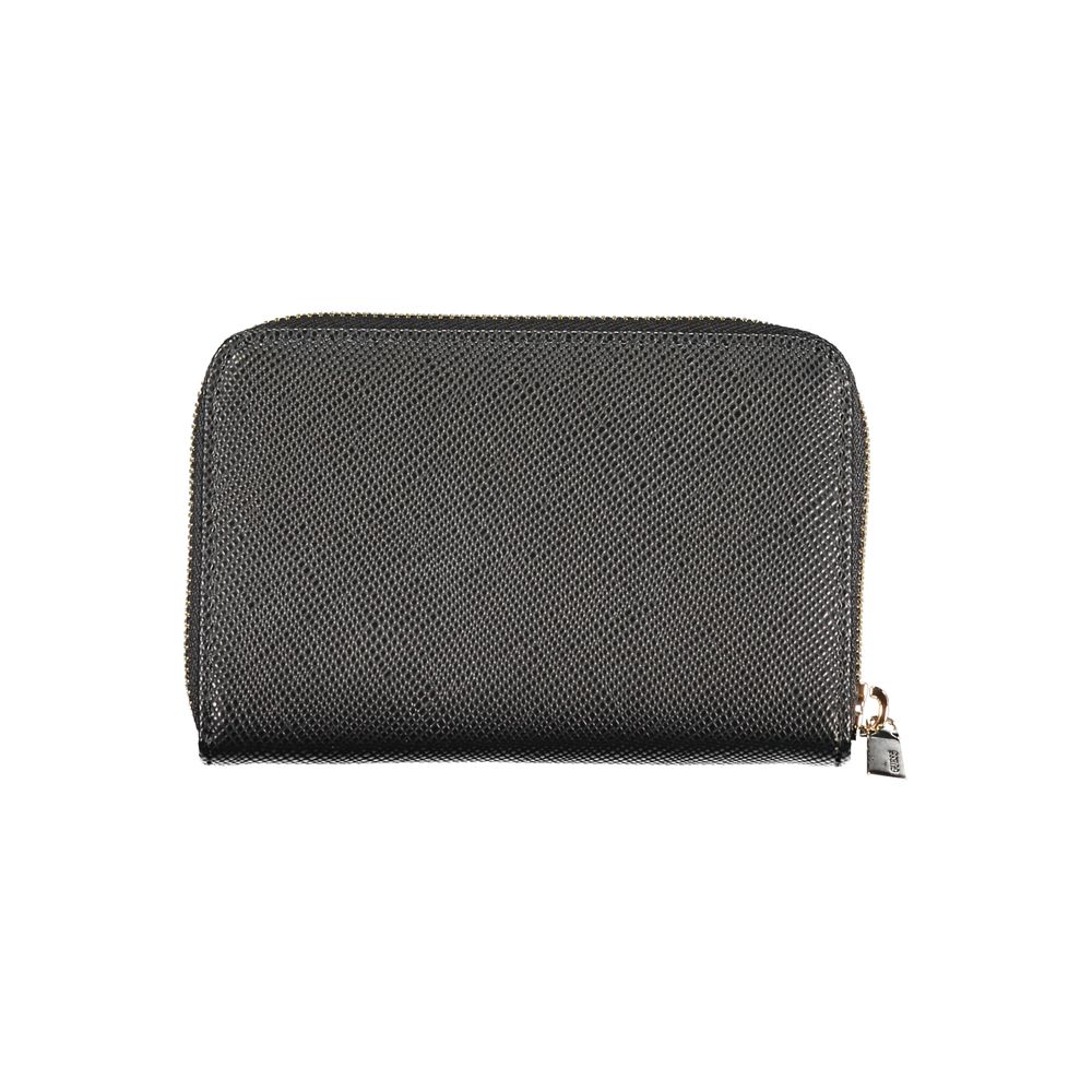 Guess Jeans black polyethylene wallet