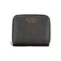 Guess Jeans Schwarzes Polyethylen-Portemonnaie