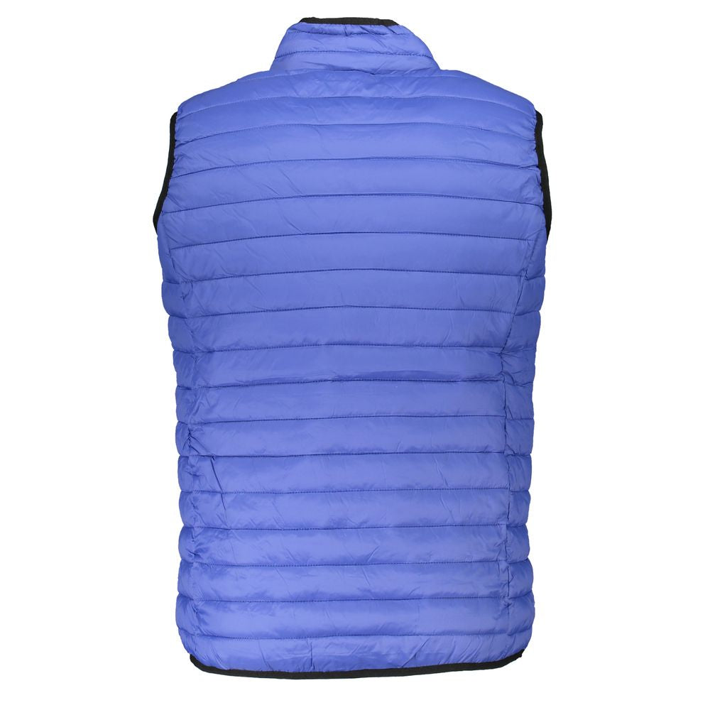 Gianmarco Venturi Ärmellose Jacke aus Polyamid in Blau
