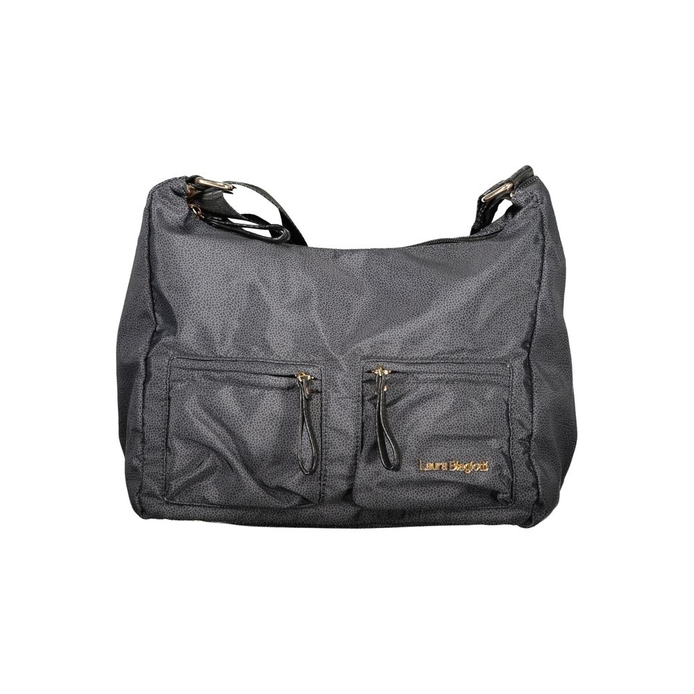 Laura Biagiotti Schwarze Polyester-Handtasche