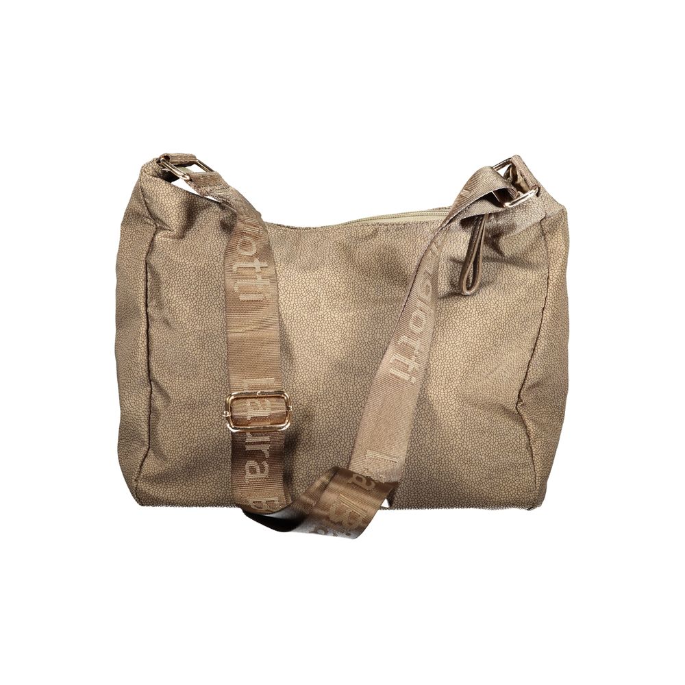 Laura Biagiotti Beigefarbene Polyester-Handtasche