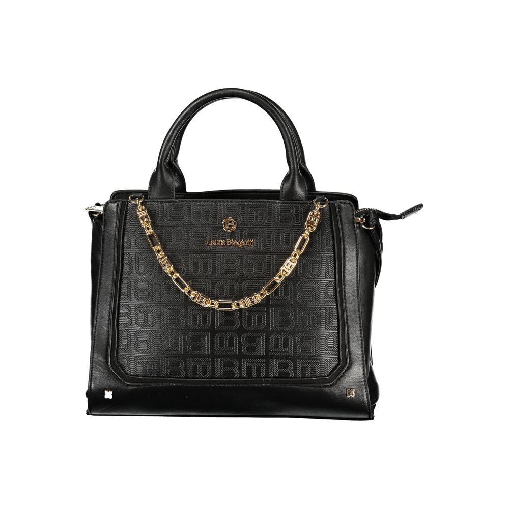 Laura Biagiotti Black PVC Handbag