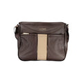 Laura Biagiotti Braune PVC-Handtasche