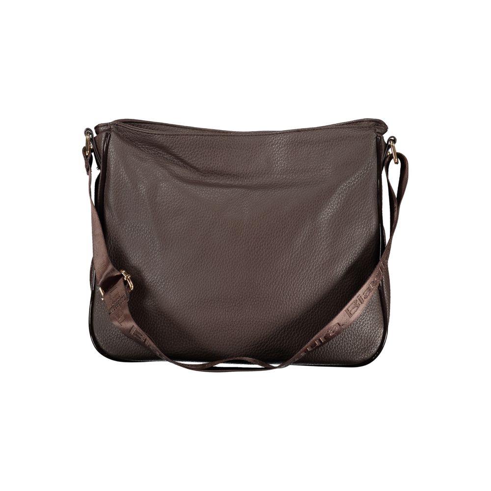 Laura Biagiotti Braune PVC-Handtasche