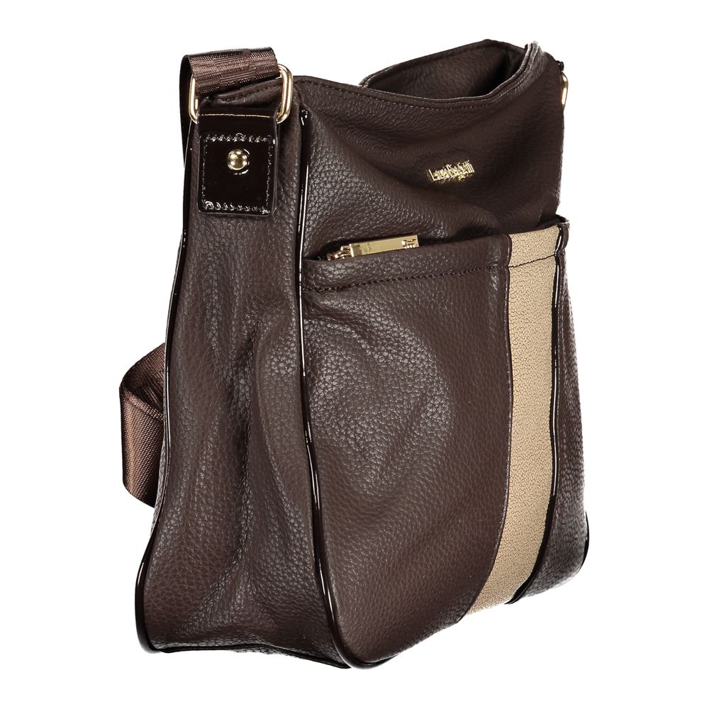 Laura Biagiotti Braune PVC-Handtasche