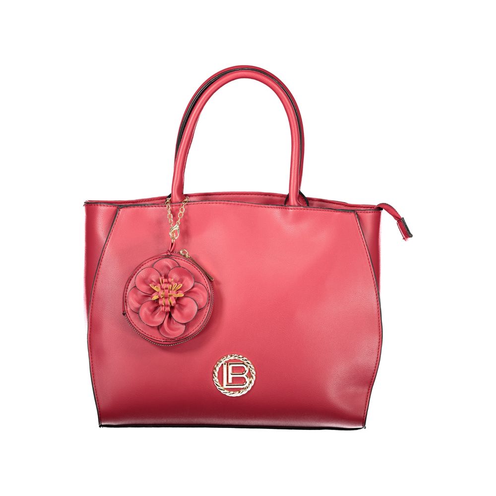 Laura Biagiotti Rote PVC-Handtasche