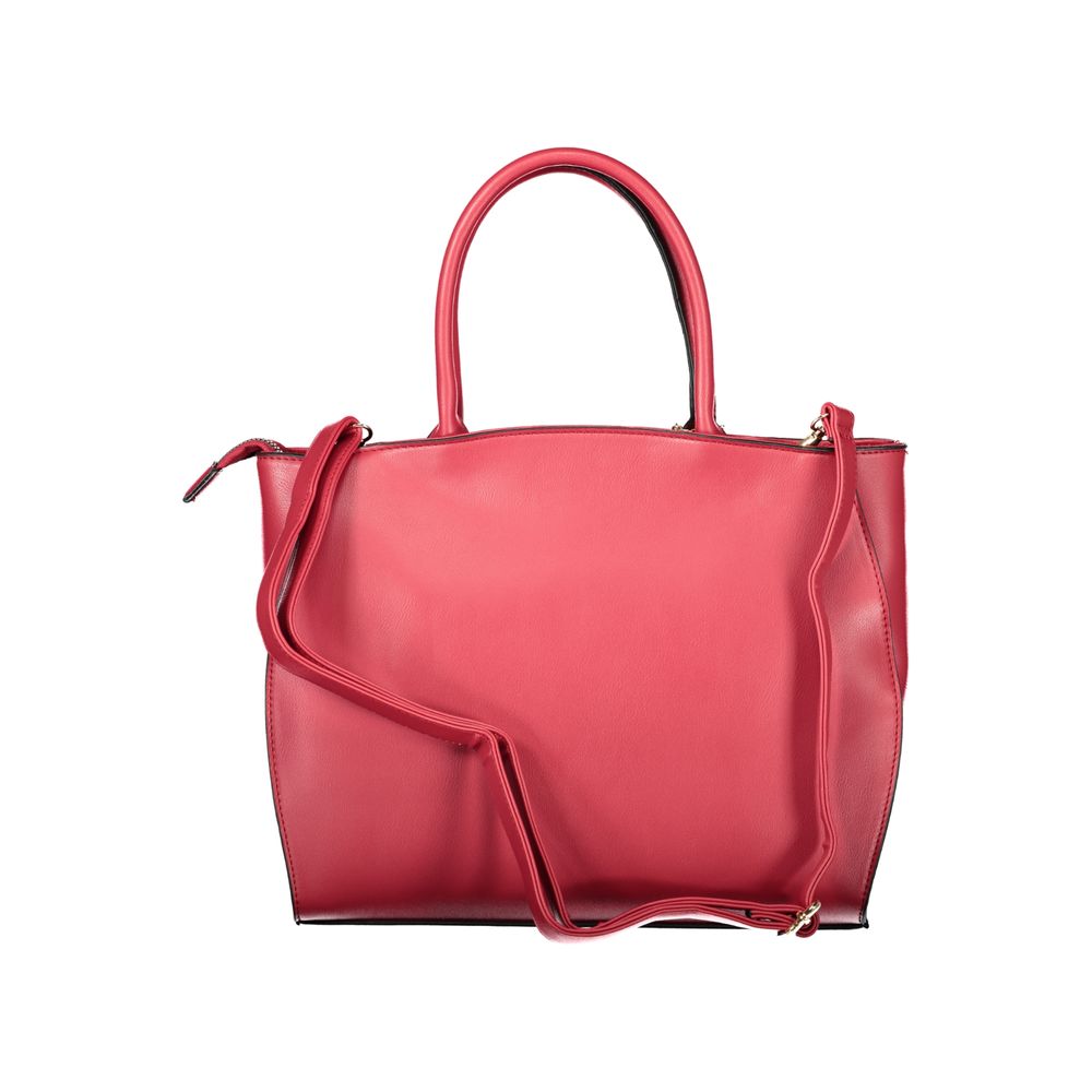 Laura Biagiotti Rote PVC-Handtasche
