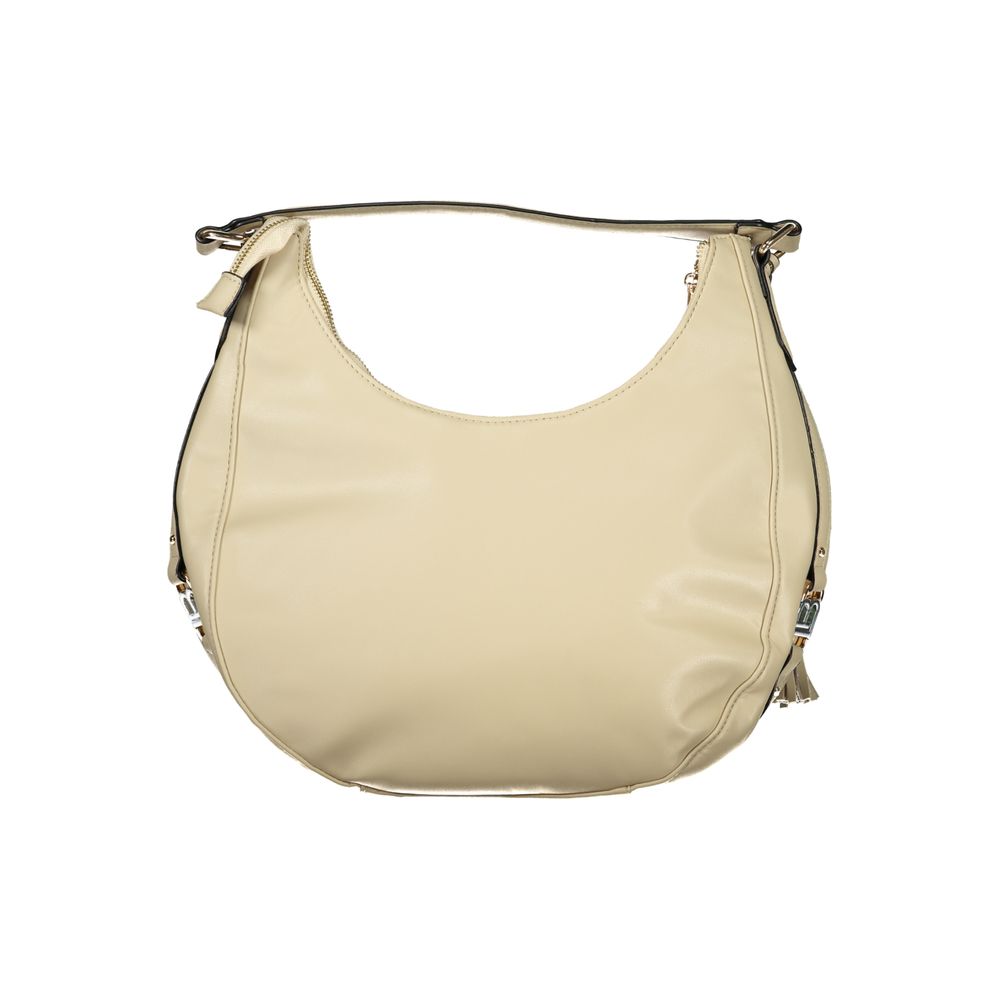 Laura Biagiotti Beigefarbene PVC-Handtasche