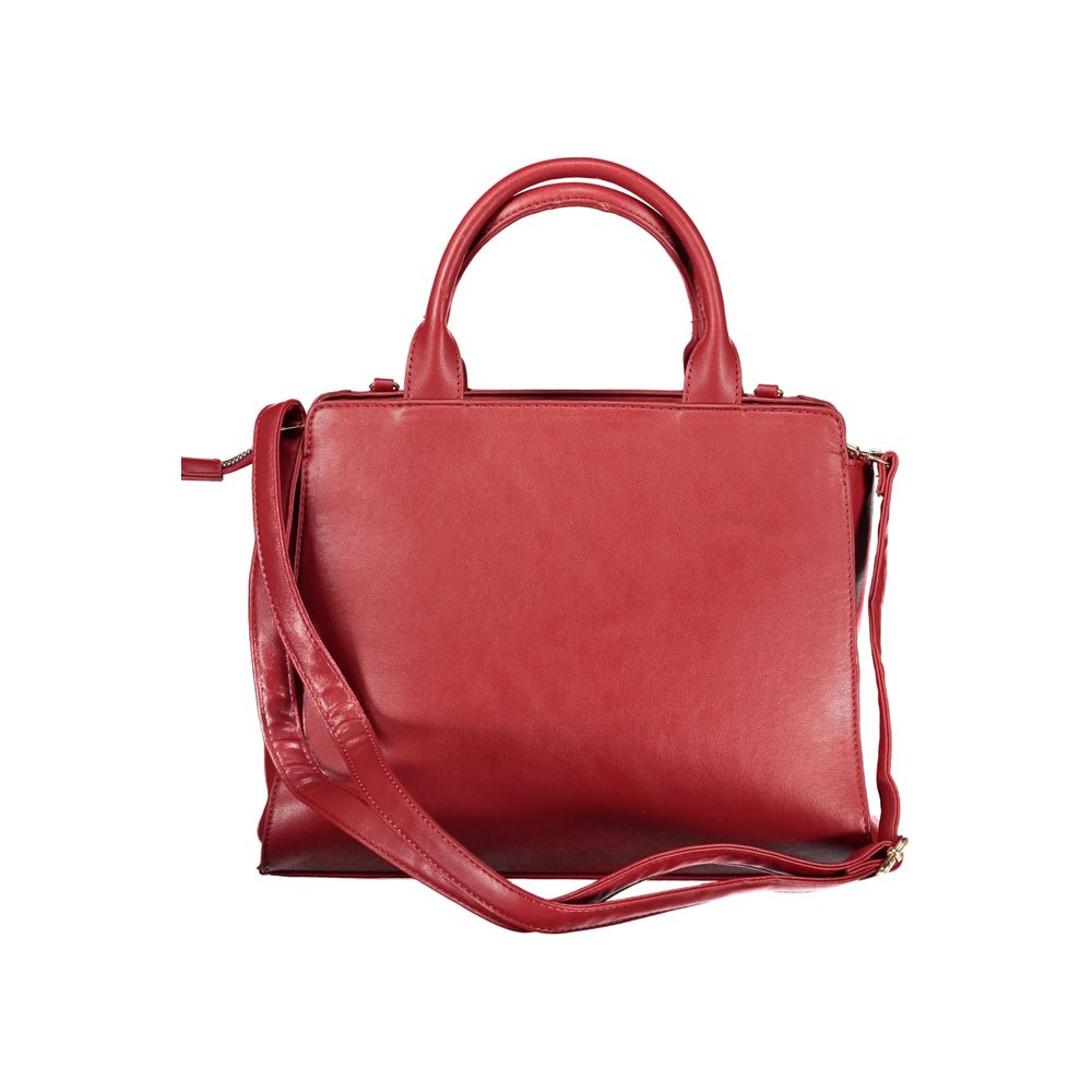Laura Biagiotti Rote PVC-Handtasche
