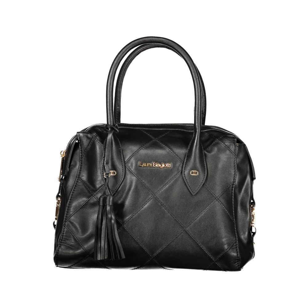 Laura Biagiotti Schwarze PVC-Handtasche