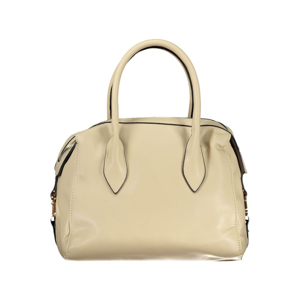 Laura Biagiotti Beigefarbene PVC-Handtasche