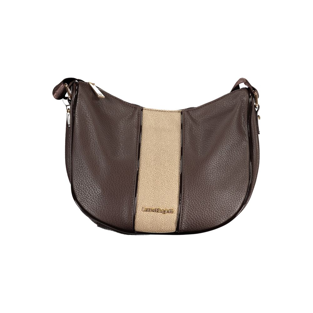 Laura Biagiotti brown PVC handbag