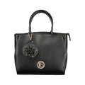 Laura Biagiotti Schwarze PVC-Handtasche