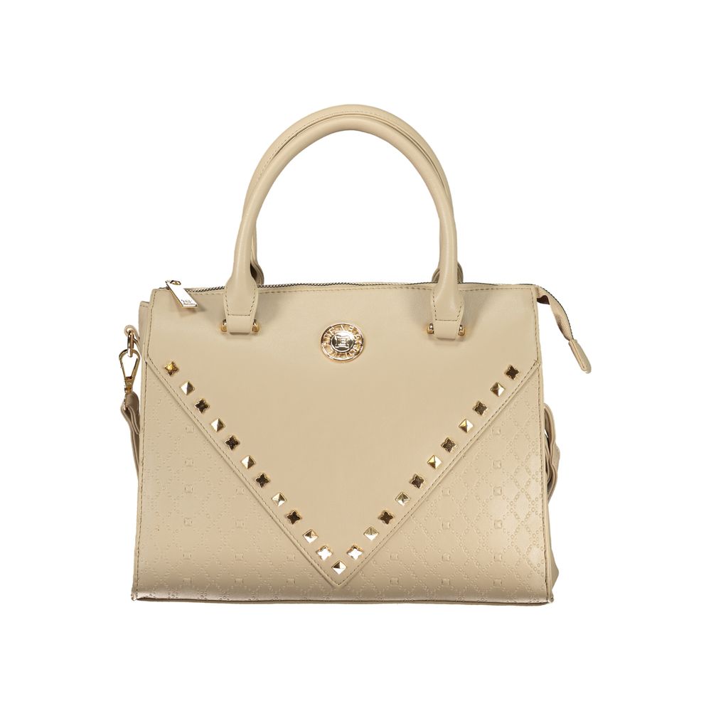 Laura Biagiotti Beigefarbene PVC-Handtasche