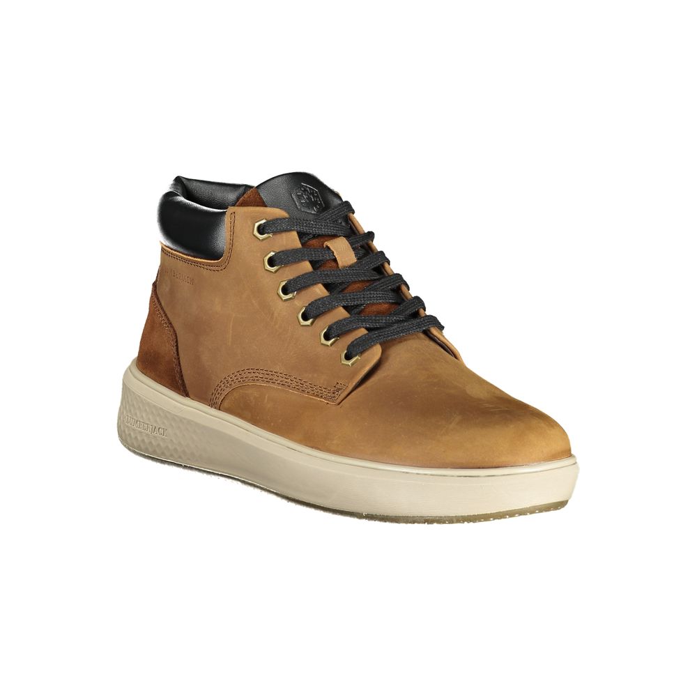 Lumberjack Brown Polyester Ankle Boot