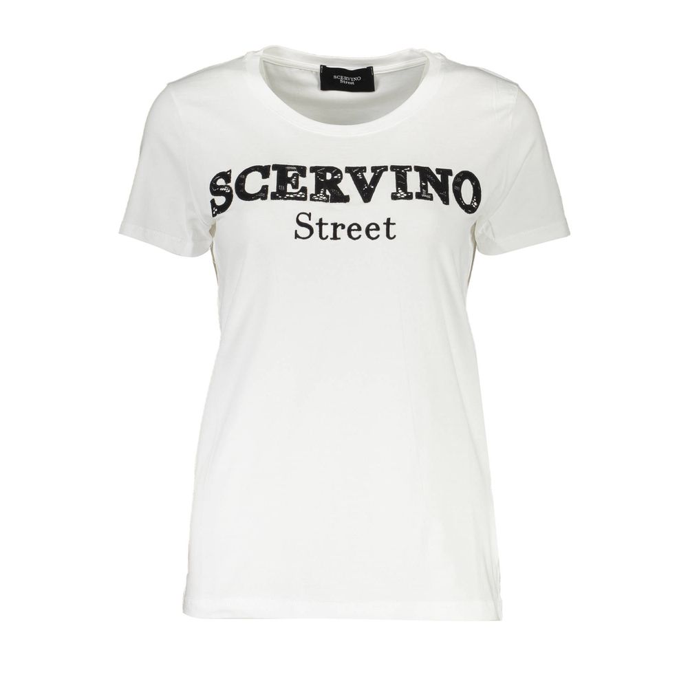 Scervino Street Baumwoll-T-Shirt in Weiß