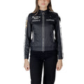 Blue Black Polyamide Jackets & Coats