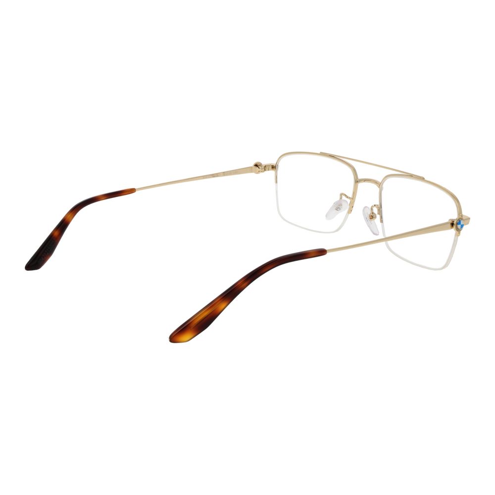 BMW Golden Metal Glasses (Frame)