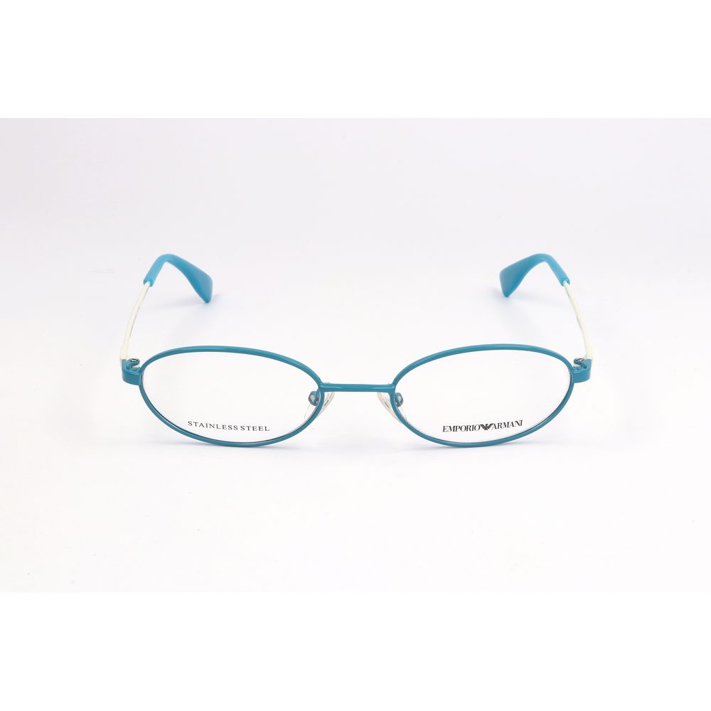 Emporio Armani Blaue Brille aus Edelstahl (Gestell)