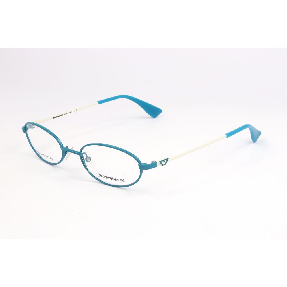 Emporio Armani Blaue Brille aus Edelstahl (Gestell)