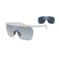 Giorgio Armani Weiße Sonnenbrille aus Acetat