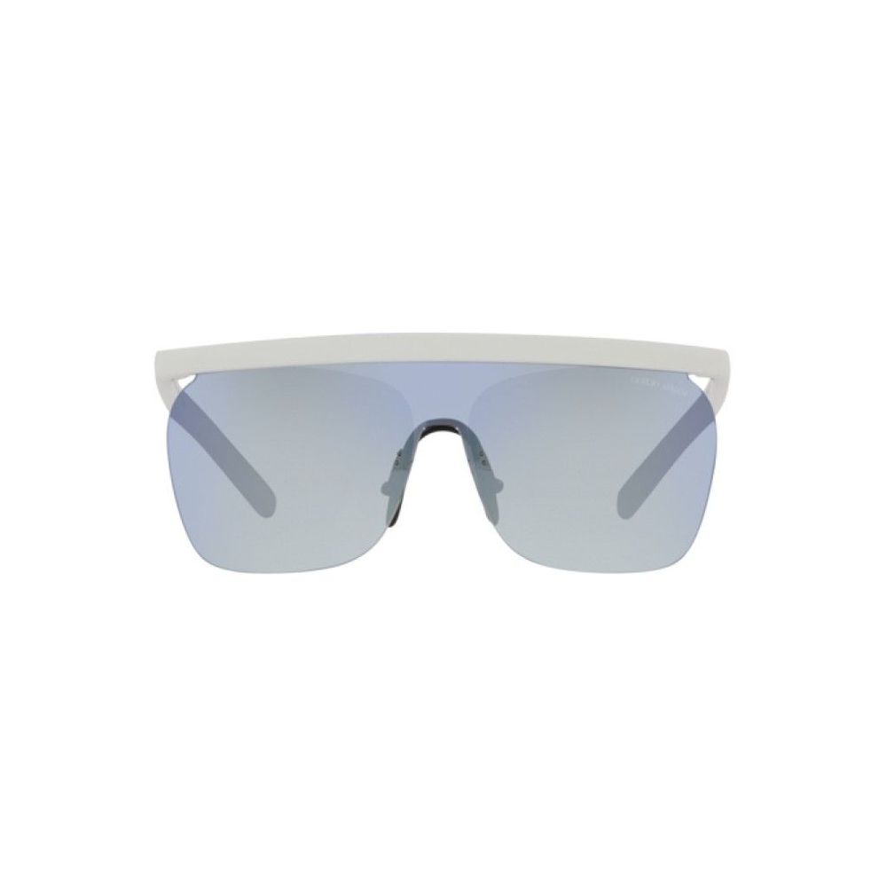 Giorgio Armani Weiße Sonnenbrille aus Acetat