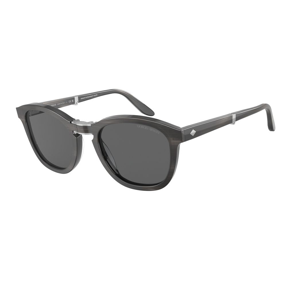 Giorgio Armani Grau-Acetat-Sonnenbrille