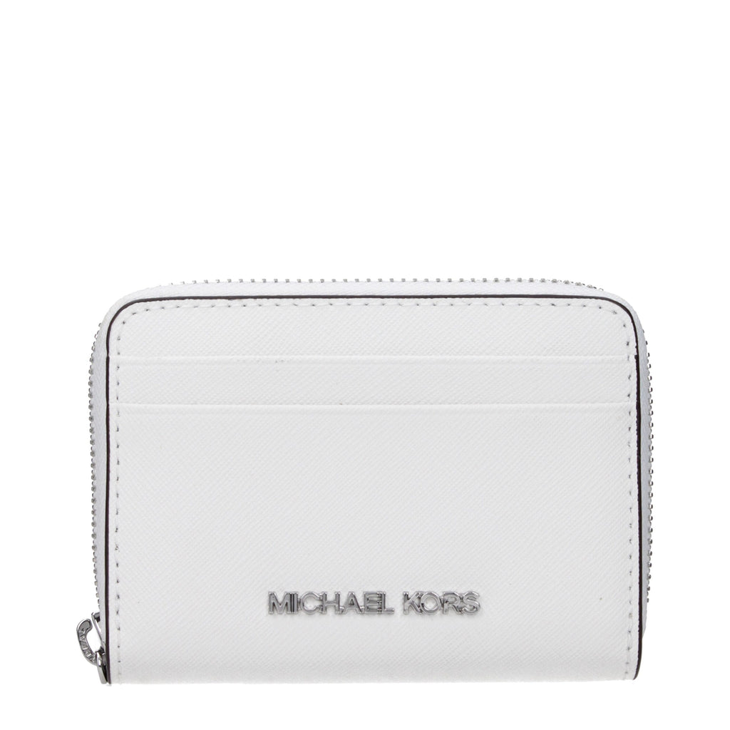 Michael Kors Weißer Leder-Kartenhalter