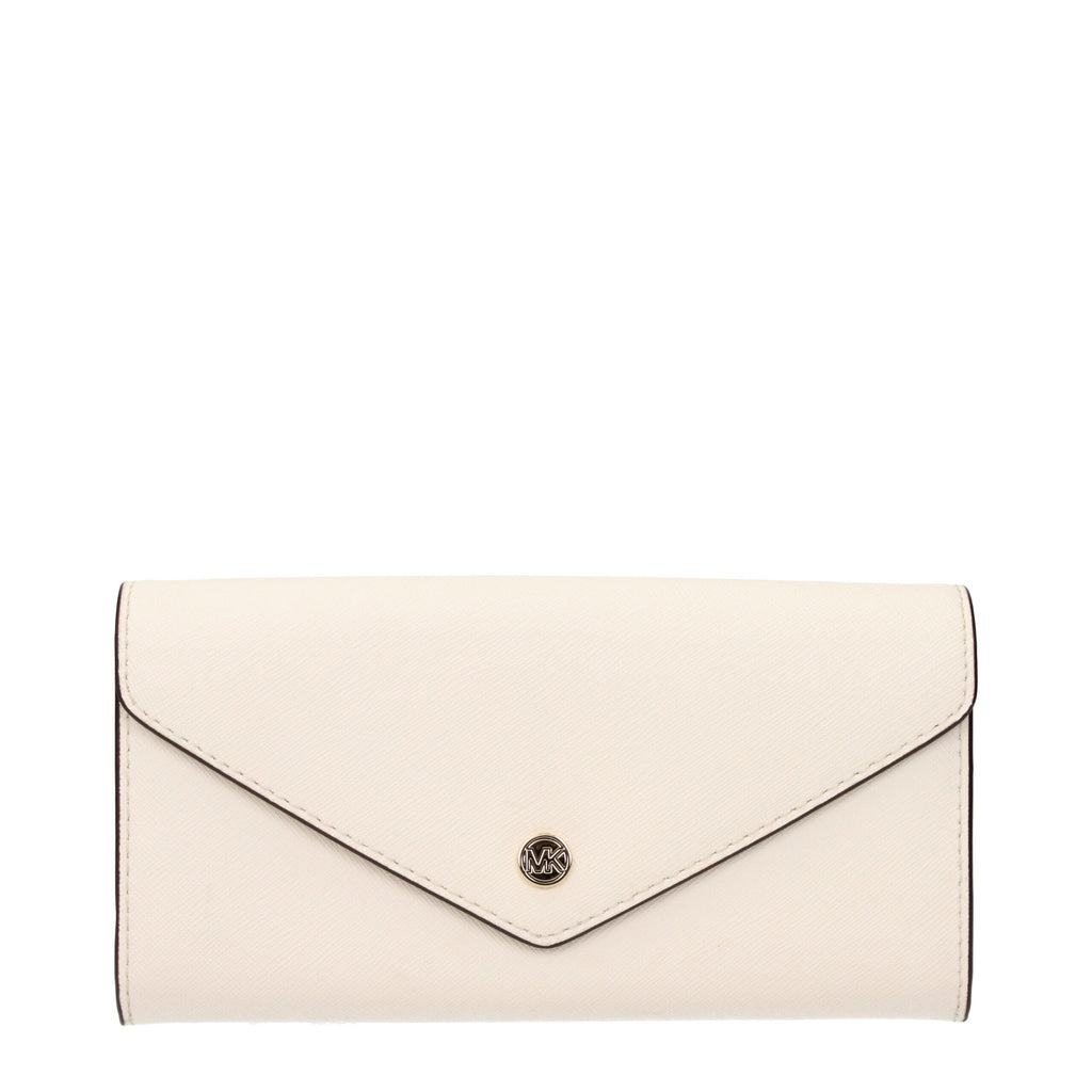 Michael Kors Beige Leder Portemonnaie