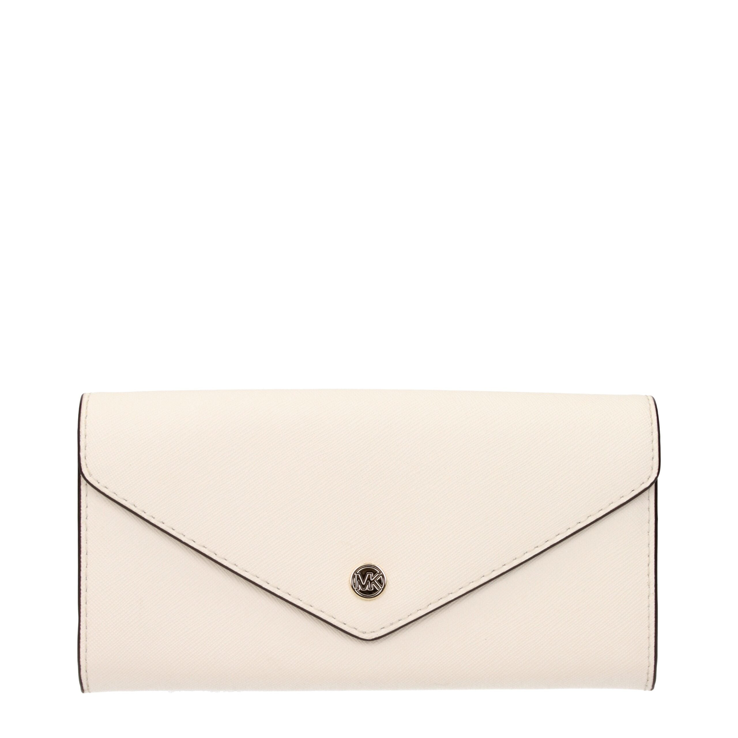Michael Kors Beige Leder Portemonnaie