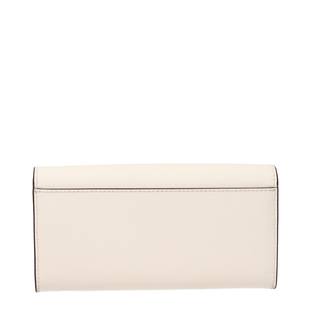 Michael Kors Beige Leder Portemonnaie