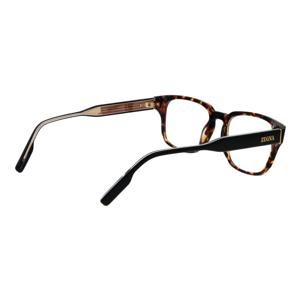 Ermenegildo Zegna Brown Acetate Glasses (Frame)