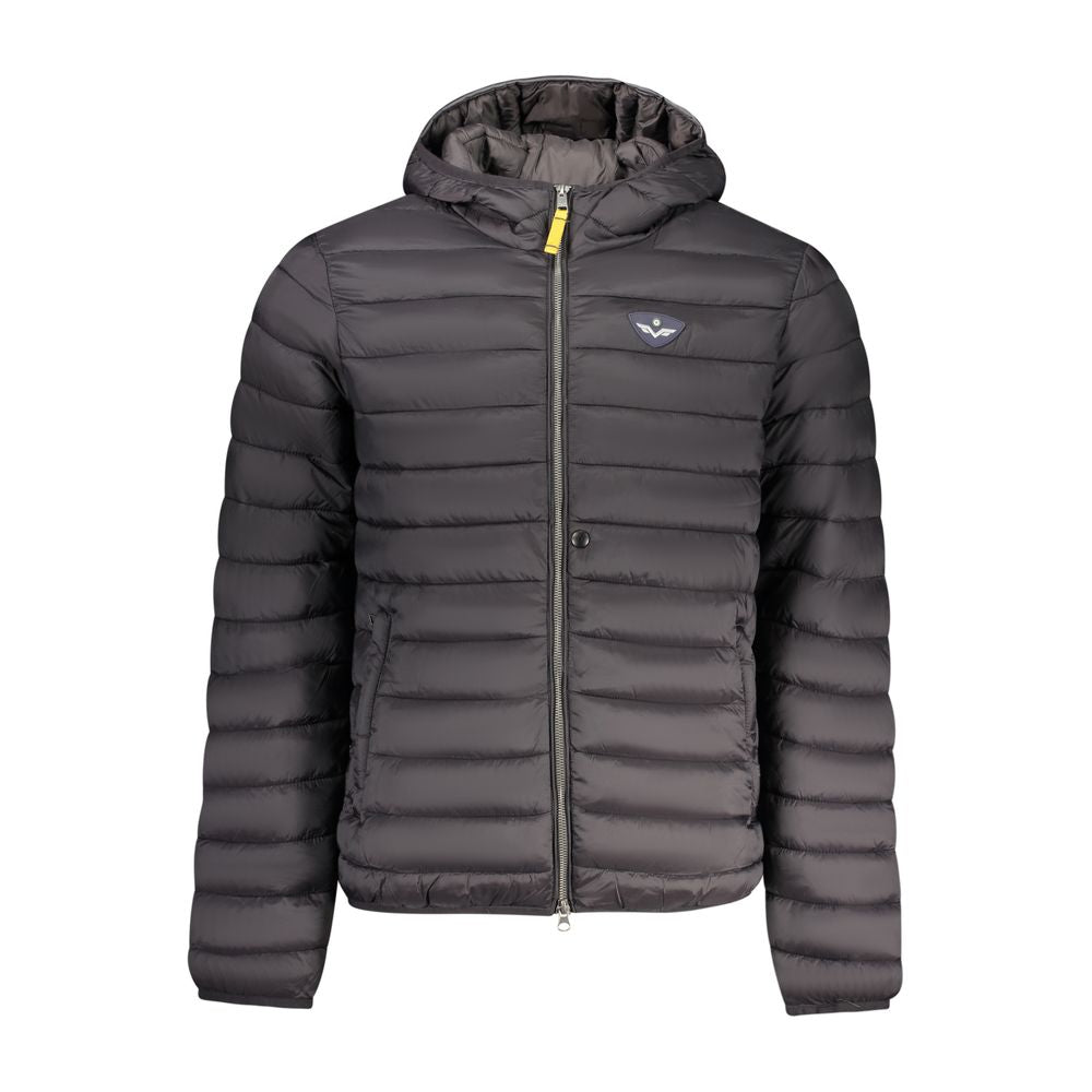 Armata Di Mare Schwarze Polyamid-Herrenjacke