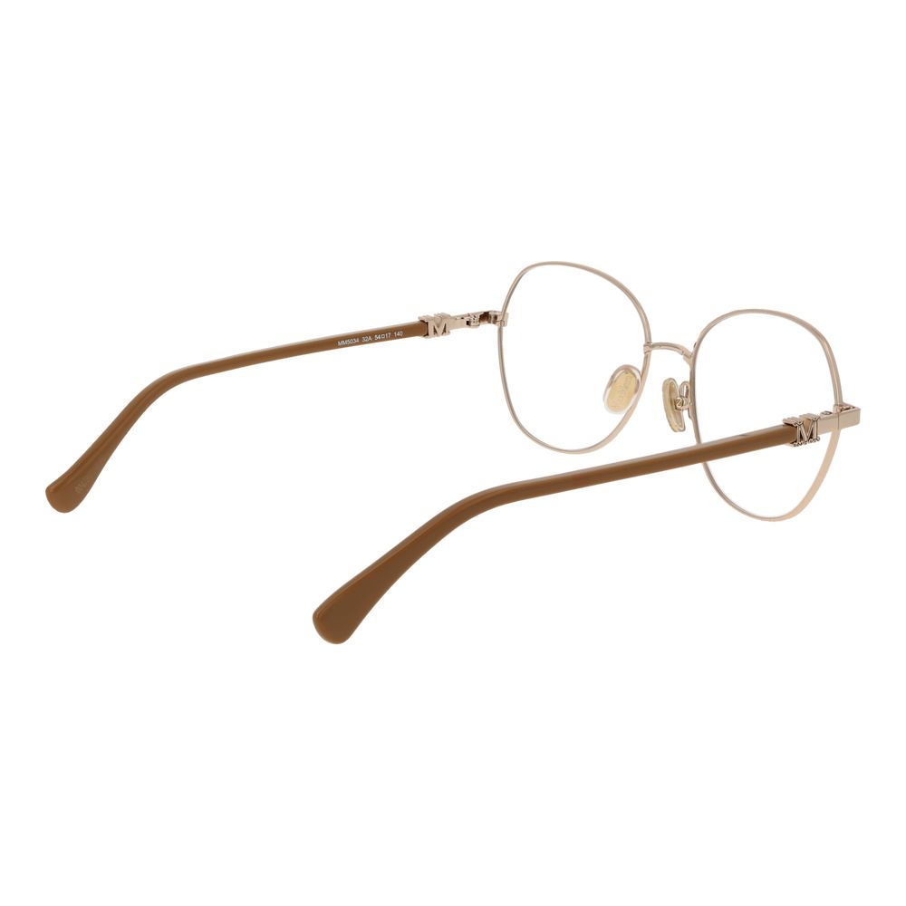 Max Mara Brille aus Goldmetall (Fassung)