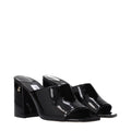 Jimmy Choo Schwarze Leder Plateau-Sandalen