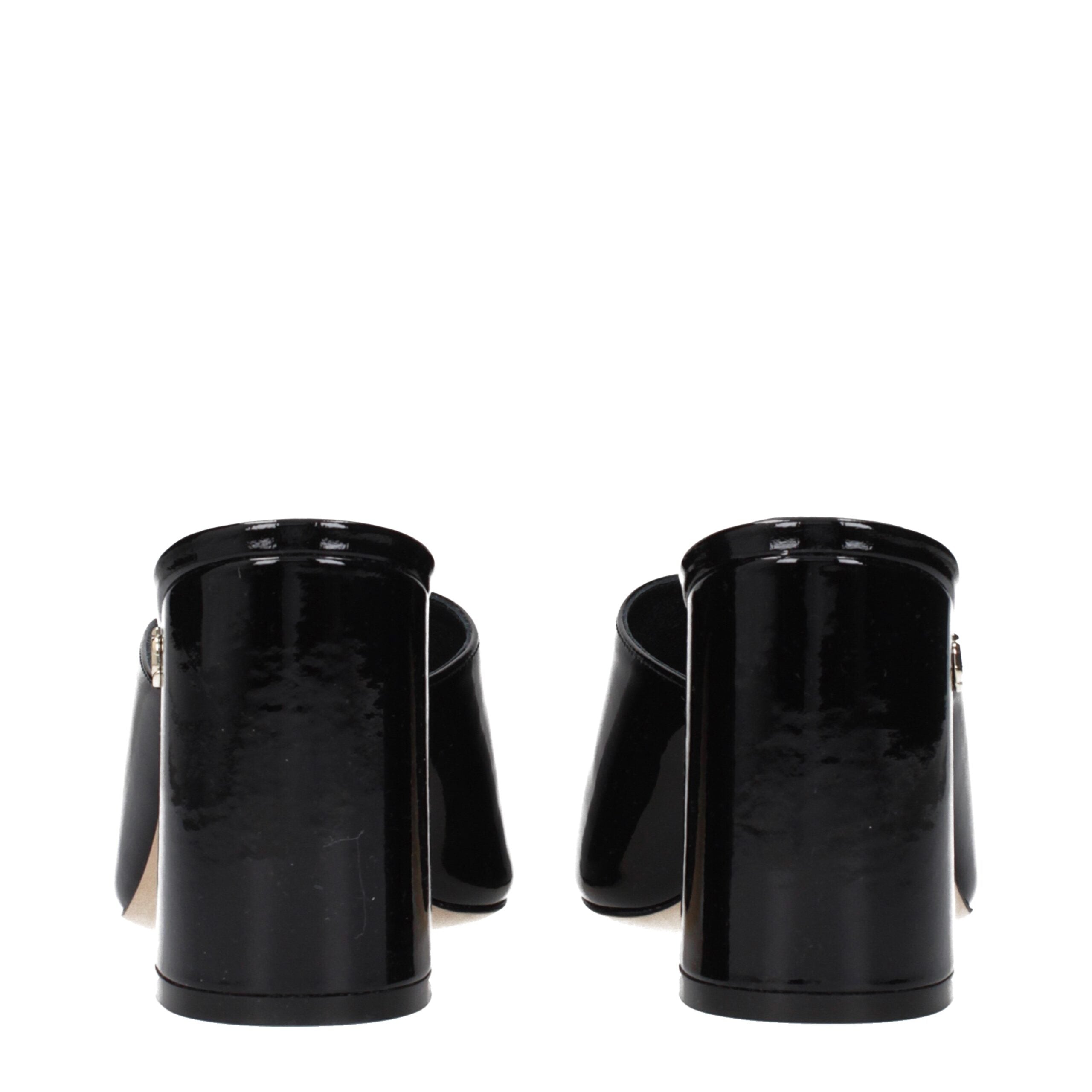 Jimmy Choo Schwarze Leder Plateau-Sandalen