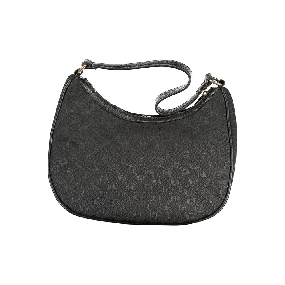 Laura Biagiotti Schwarze Damen-Handtasche aus Polyester
