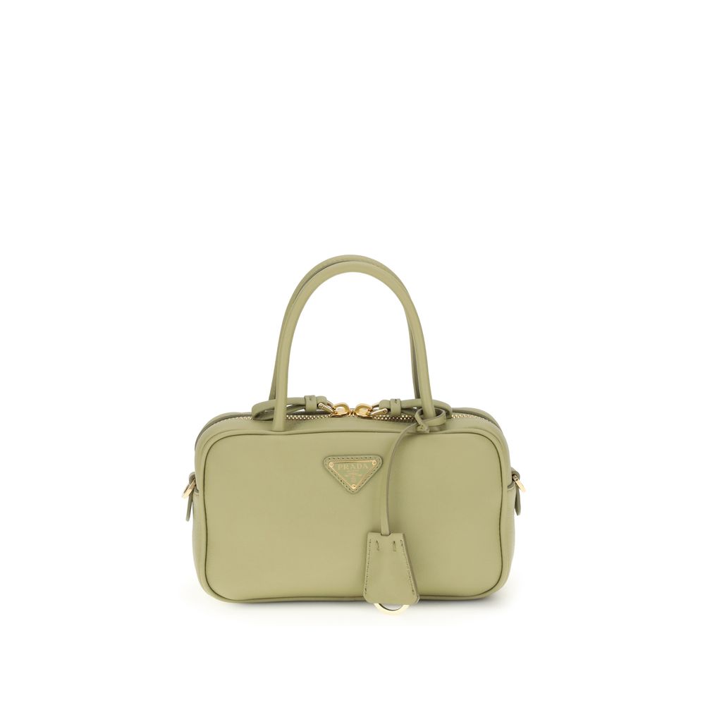 Prada Schultertasche aus Kalbsleder Bos Taurus in Bicolor
