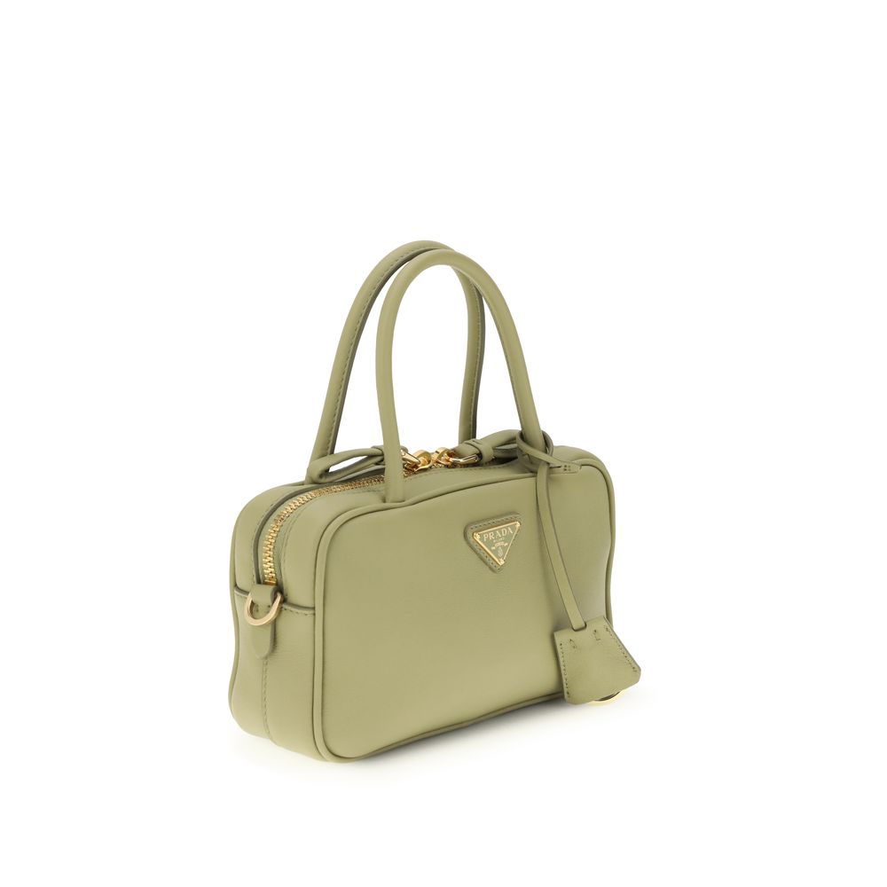 Prada Schultertasche aus Kalbsleder Bos Taurus in Bicolor