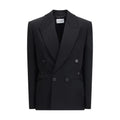 Givenchy Schwarzer Wollmantel