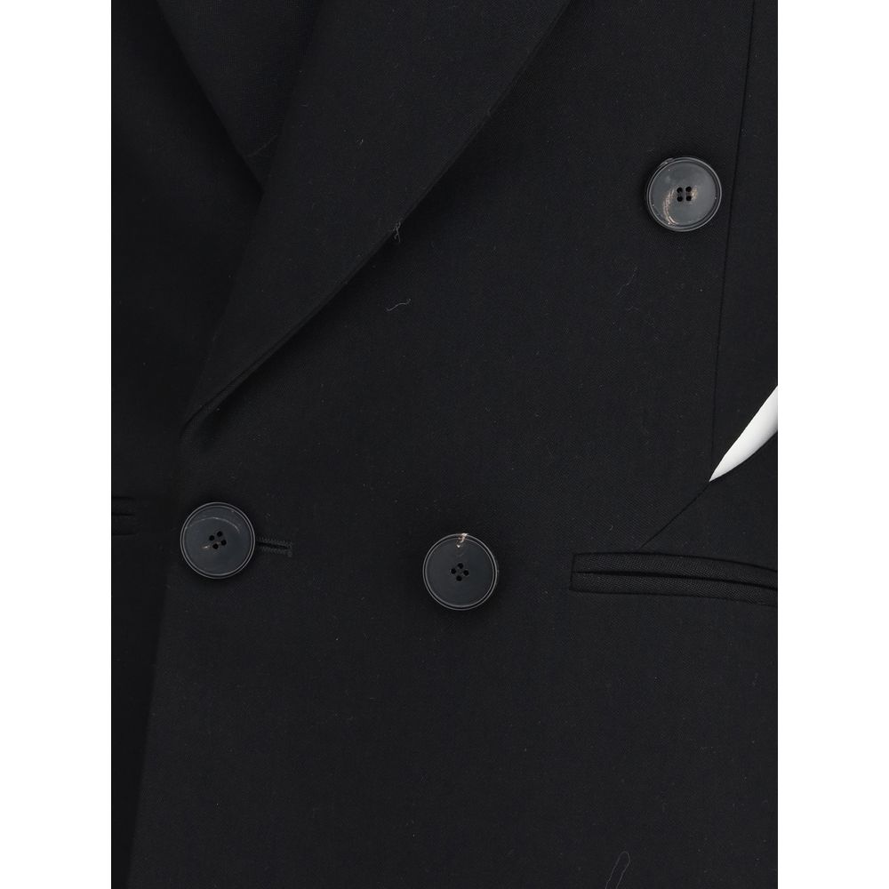 Givenchy Schwarzer Wollmantel