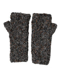 Dolce & Gabbana Men's Grey Fingerless Knitted Wool Gloves