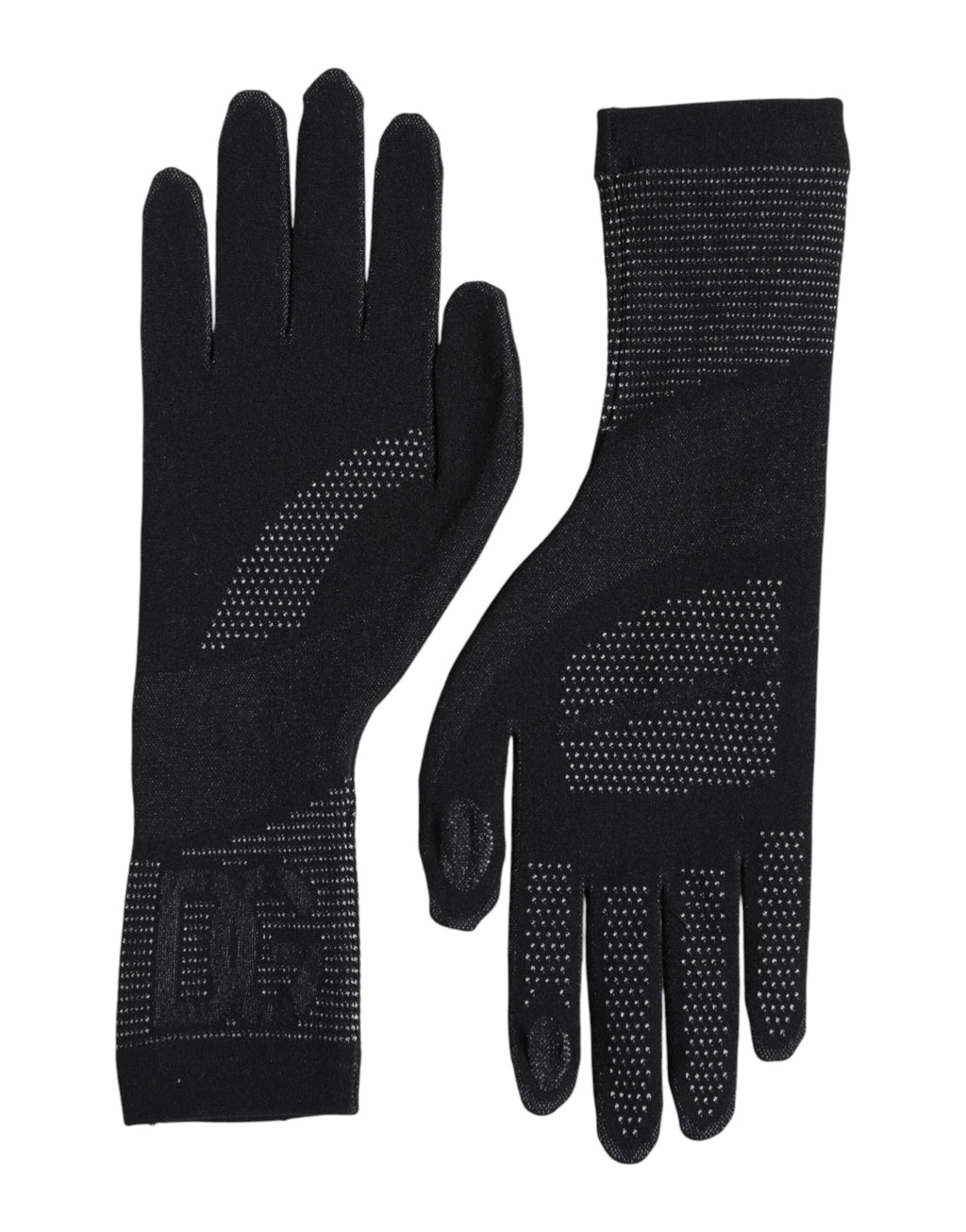 Dolce & Gabbana Men's Black DG Logo Cotton Gloves