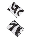 Dolce & Gabbana Black and White DG Logo Silk Wristband, 1 Pair